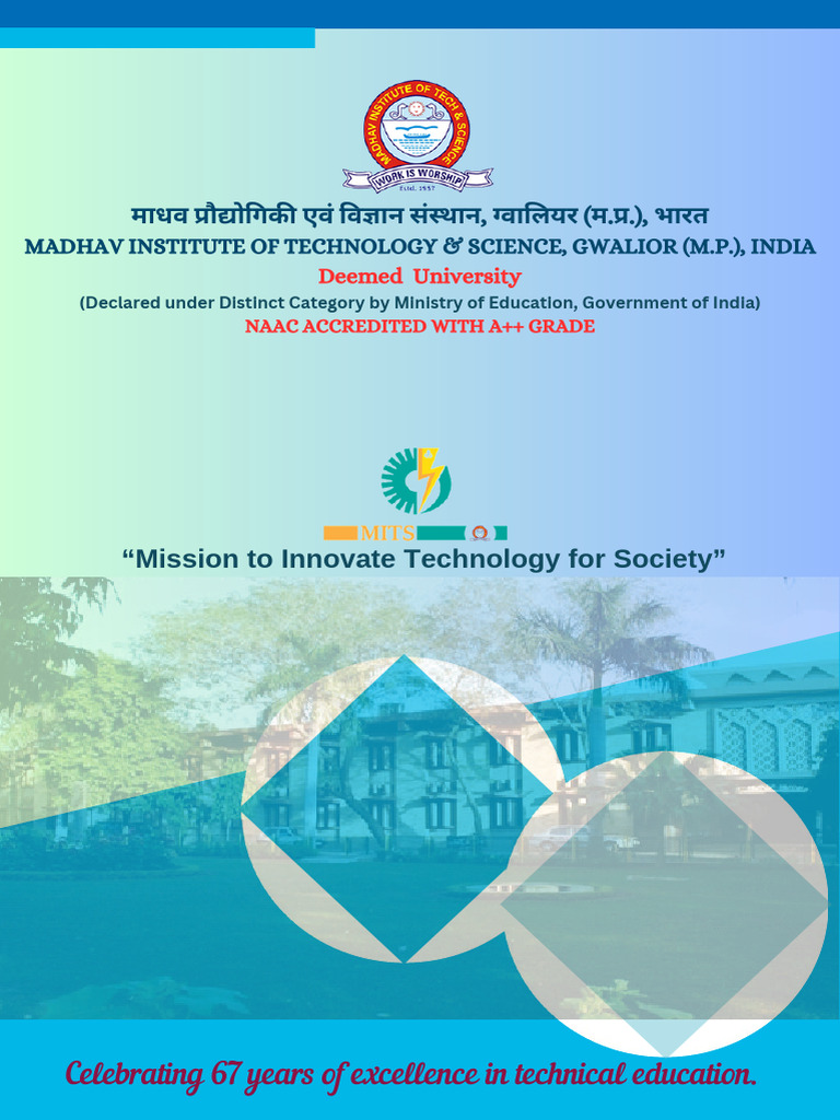 MITS Deemed University GWL Brochure 2024 | PDF | Computers | Technology ...