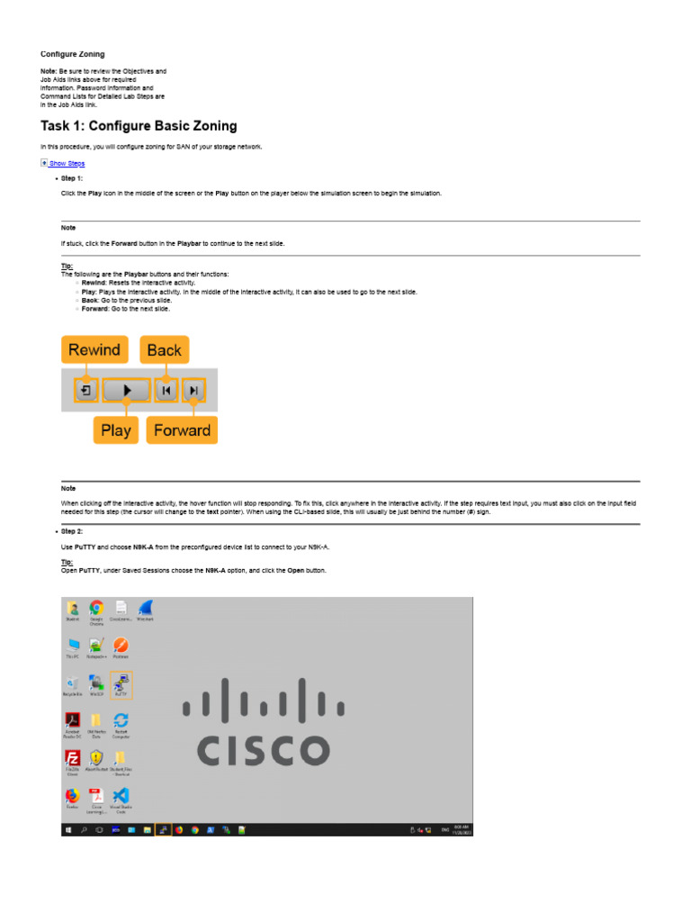 Configure Basic Zoning for SAN | PDF | Command Line Interface | Computing