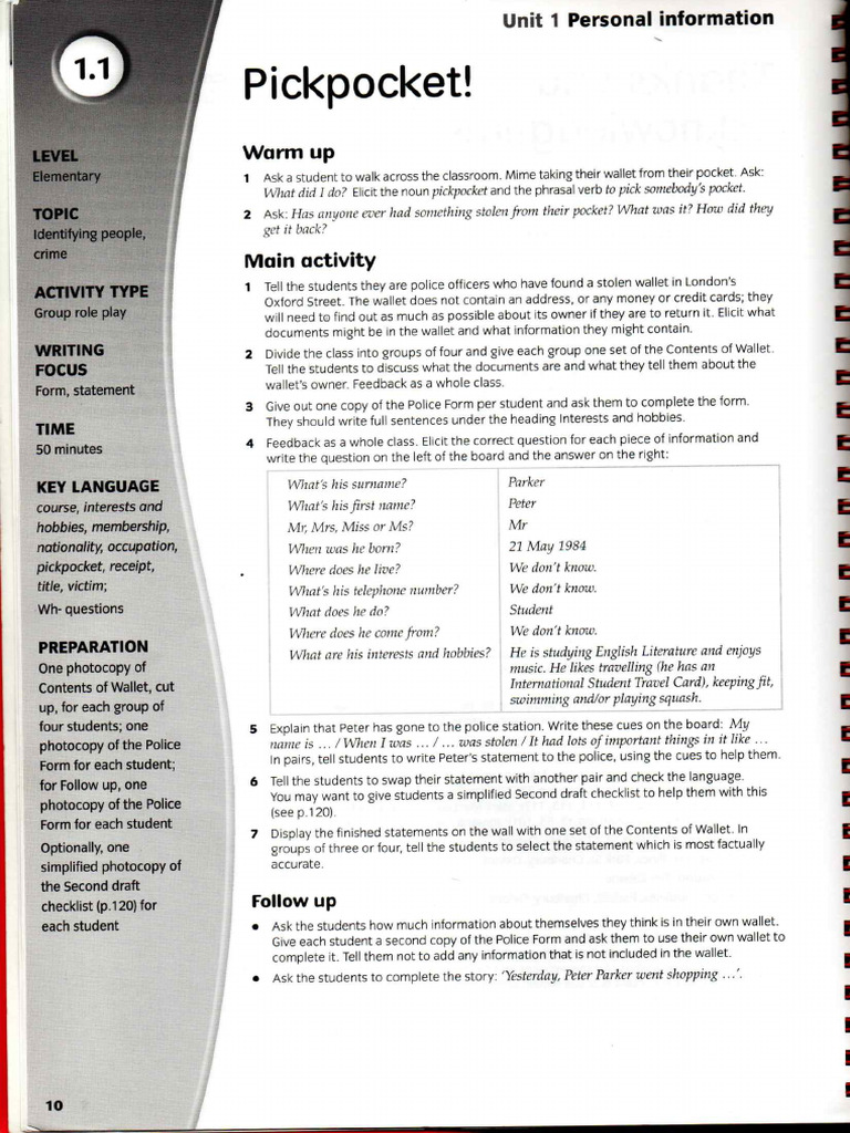 Roleplay - Iintroductions Teacher | PDF
