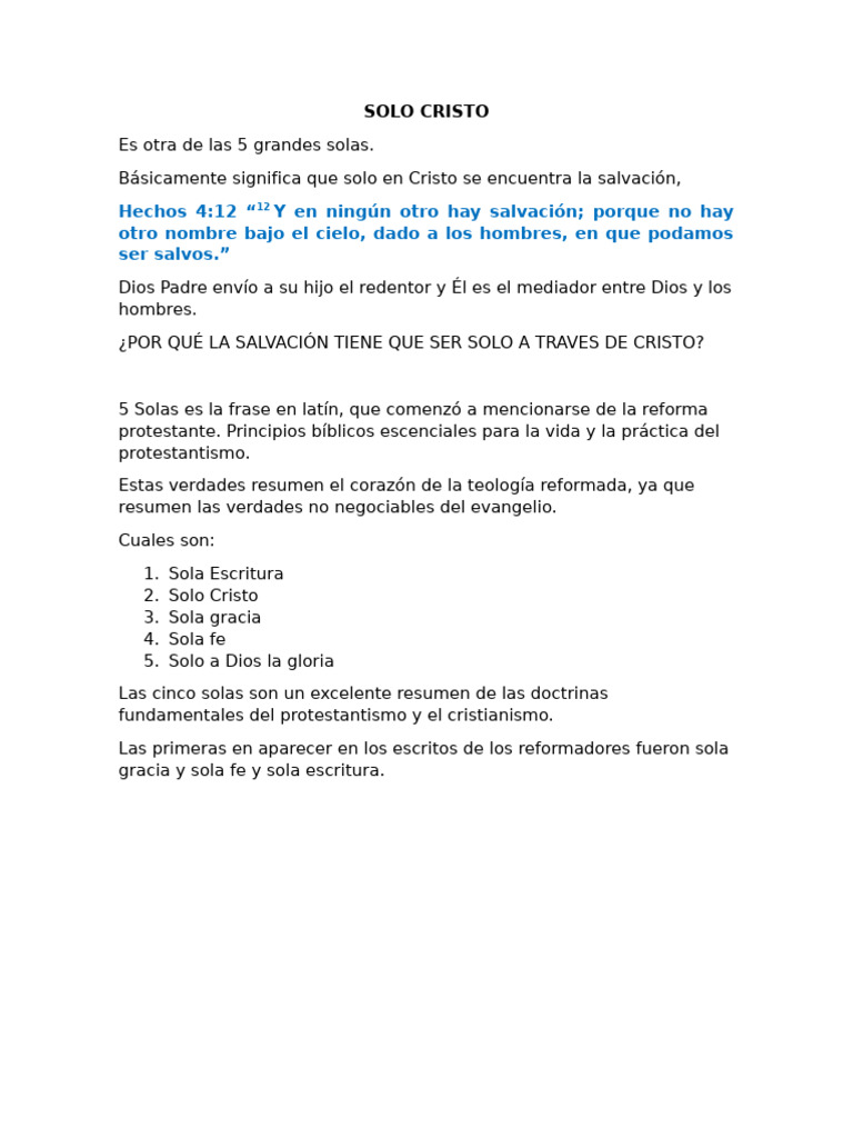 Solo Cristo Pdf