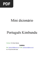 Mini Dicionário Kimbundu