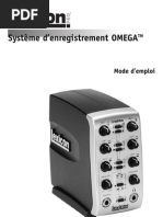 Omega Manual French