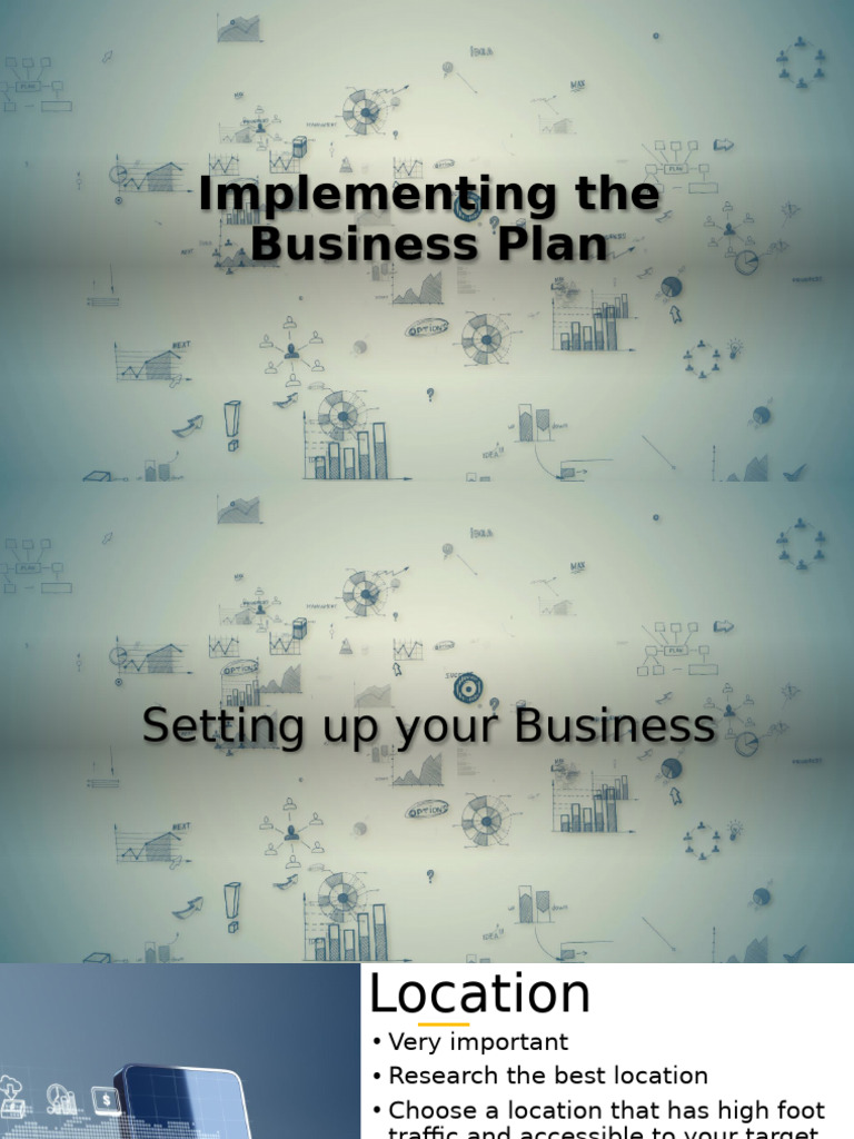 Implementing The Business Plan | PDF | Supply Chain | Marketing