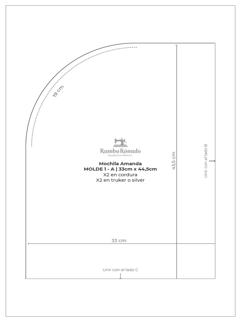 Moldes Mochila Amanda Pdf