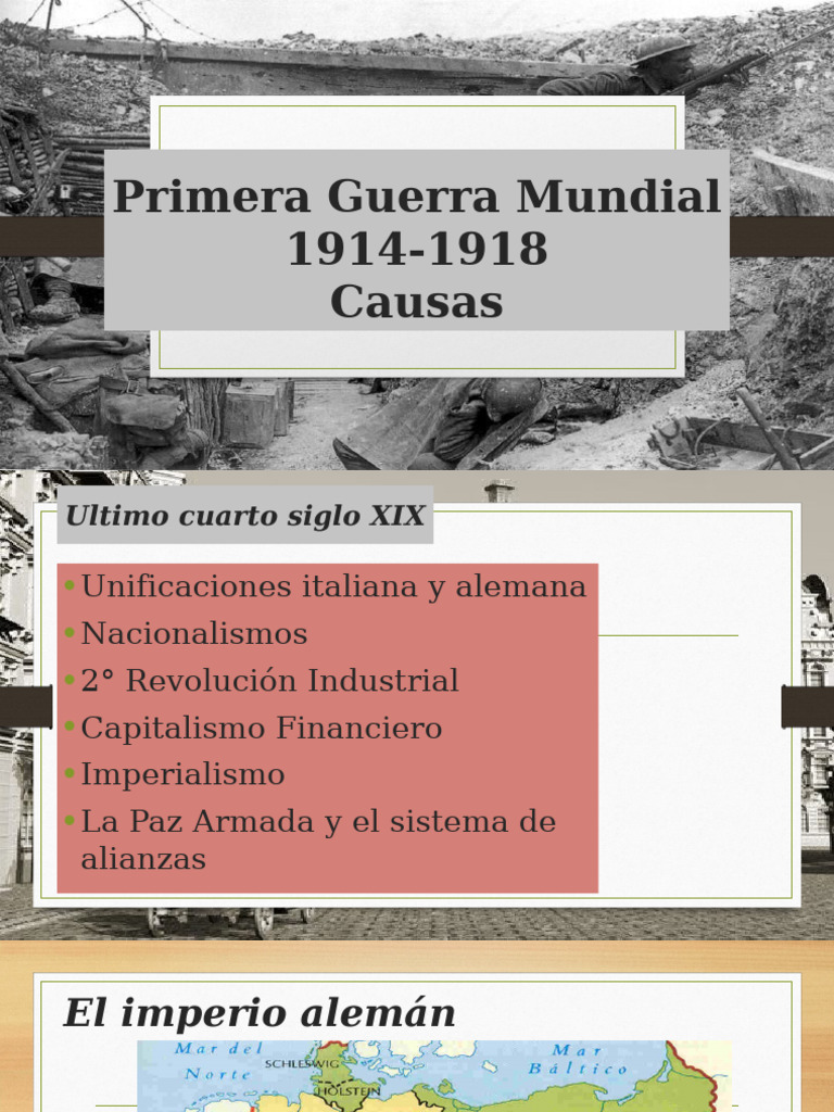 La Paz Armada y La Primera Guerra Mundial | PDF | imperio Alemán ...