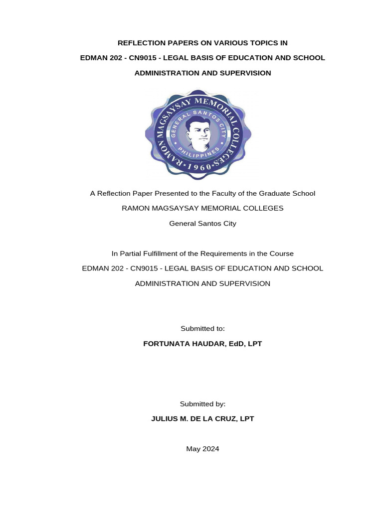 Legal Framework for Education in the Philippines | PDF | Juvenile ...