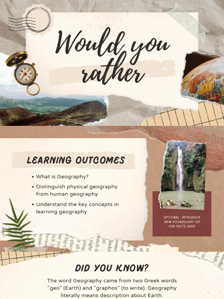 Geography Basics: Human vs Physical | PDF | Geography | Natural Environment