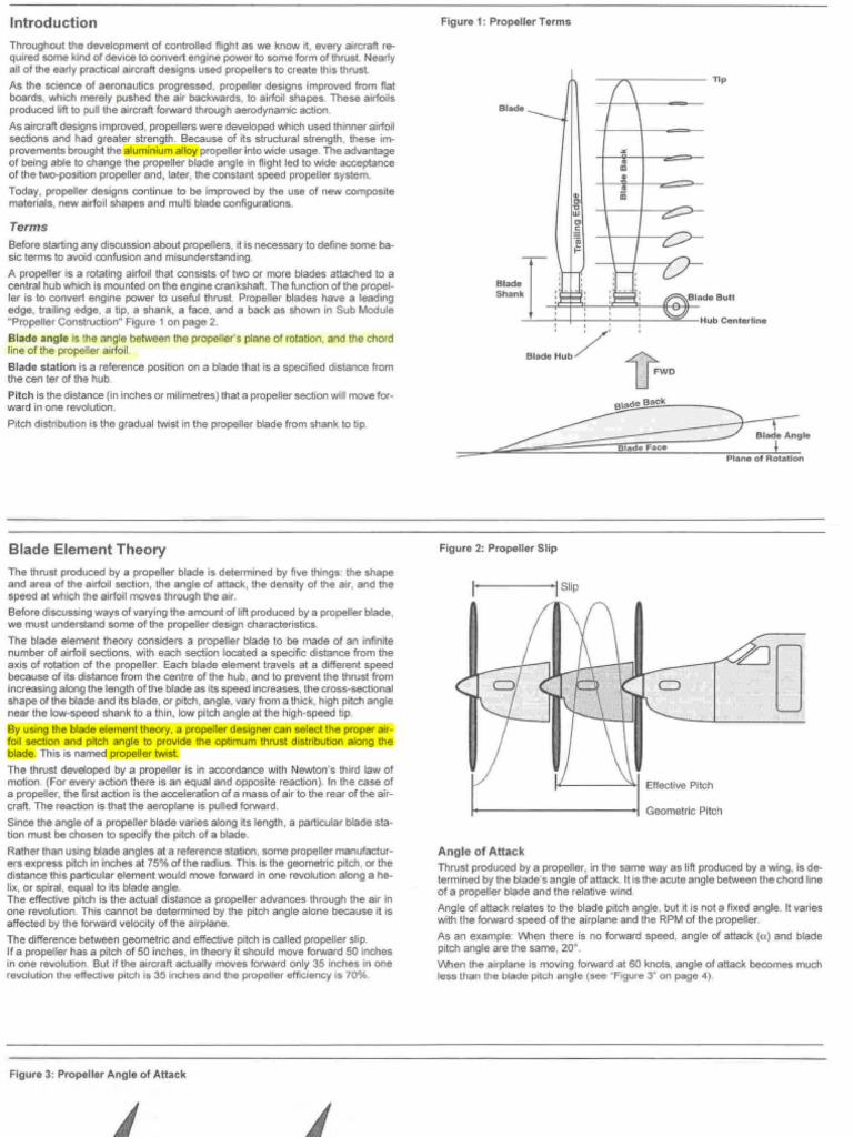 M17 Note | PDF | Propeller | Composite Material