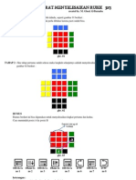 Trik Akurat Menyelesaikan Rubik 3x3 by Mozzy