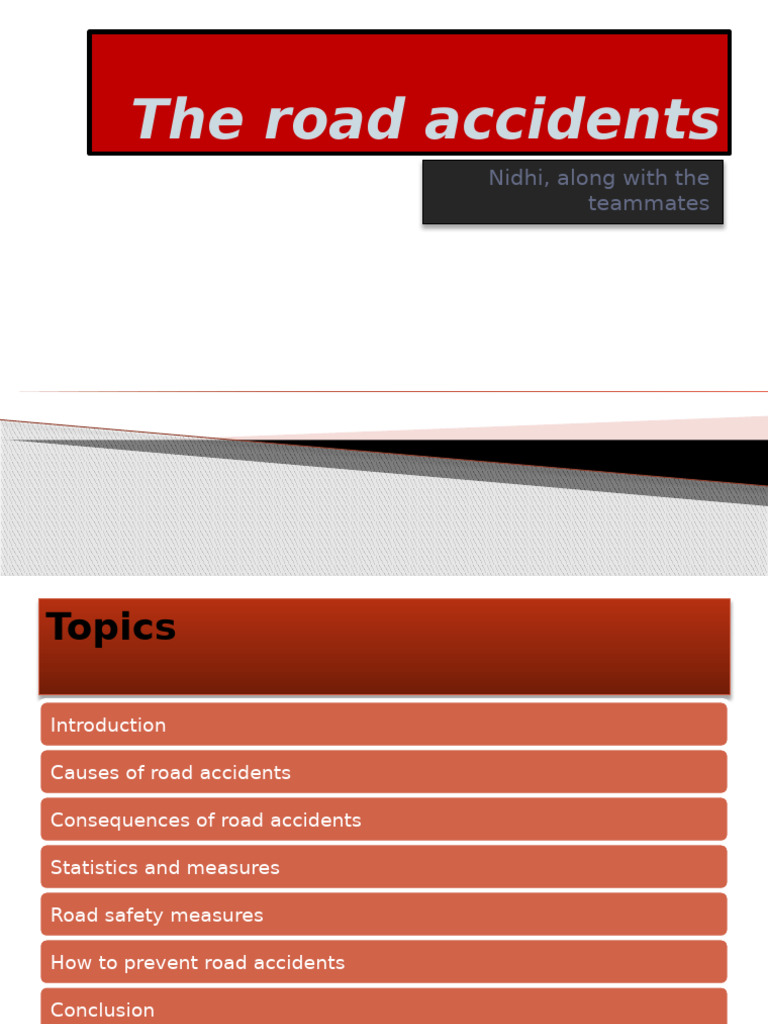 Causes and Prevention of Road Accidents | PDF