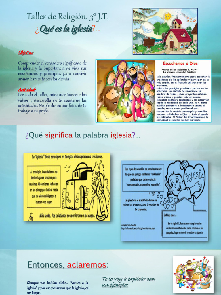 Significado y función de la iglesia | PDF | Iglesia cristiana | Cristo ...