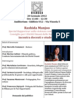 Manjoo - Incontro Unimib