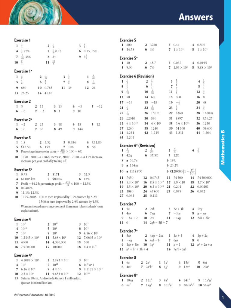 Edexcel IGCSE MathsBanswers | PDF | Elementary Geometry | Euclidean ...