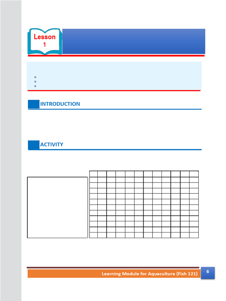 Module 1 Lesson 1 History And Practices Of Aquaculture 1 Pdf