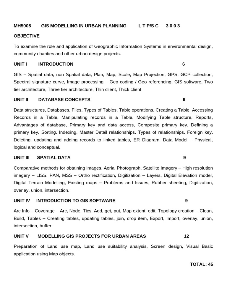 GIS in Urban Planning and Design | PDF | Geographic Information System ...
