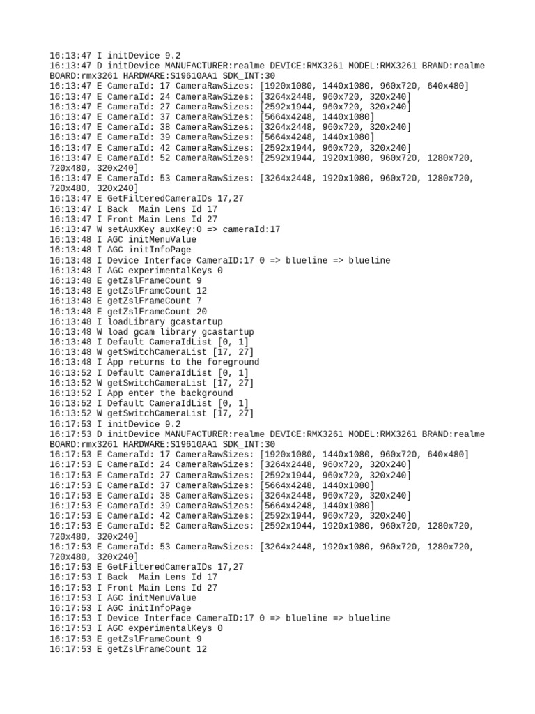 Log 20241023 | PDF | Software | Mobile Telecommunications User Equipment