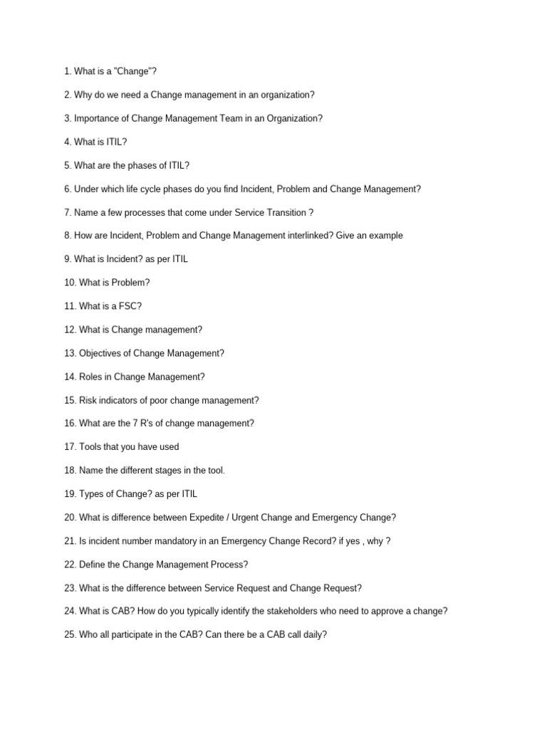 Incident managment question for interview pdf business