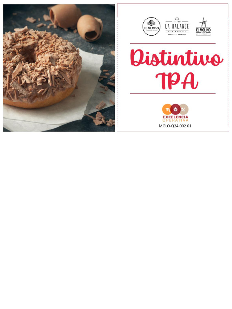 MGLO-Q24.002.01 Manual Distintivo TPA Inocuidad Alimentaria | PDF ...