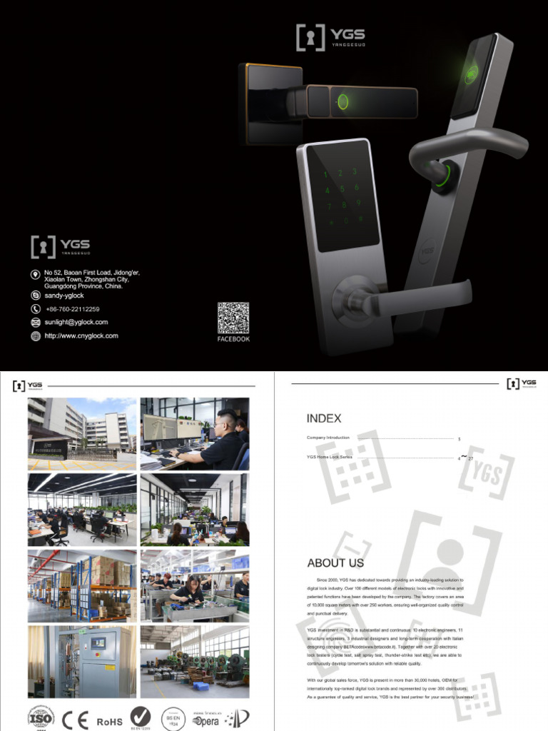 YGS Smart Lock Features Overview | PDF