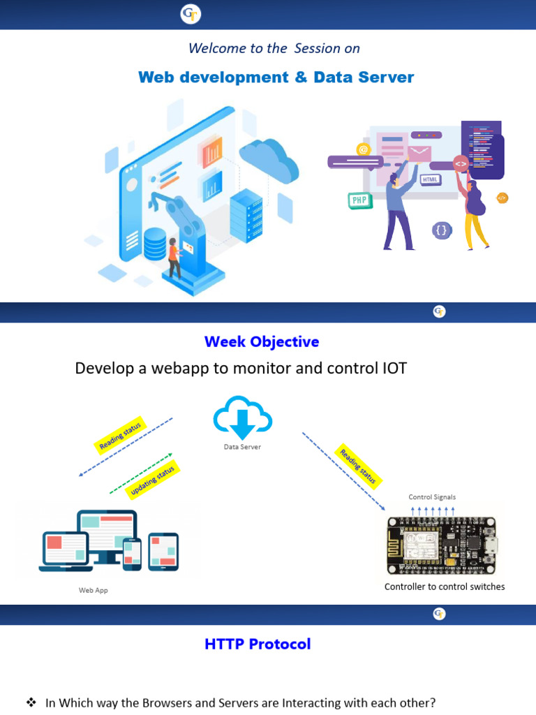 Web Development & IoT Control Guide | PDF | Html Element | Html