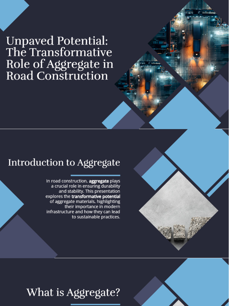 Role Of Aggregate In Road Construction Pdf Construction Aggregate