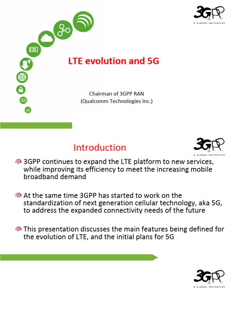 LTE Evolution and 5G Overview | PDF | Telecommunications Standards ...