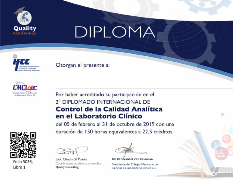 Diploma Control de La Calidad Analitica | PDF | Salud y bienestar ...