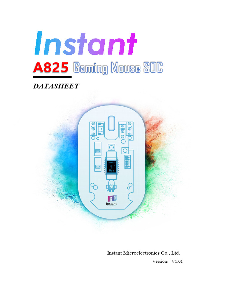 A825_SPEC_EN.V1.01 | PDF | Computer Keyboard | Frame Rate