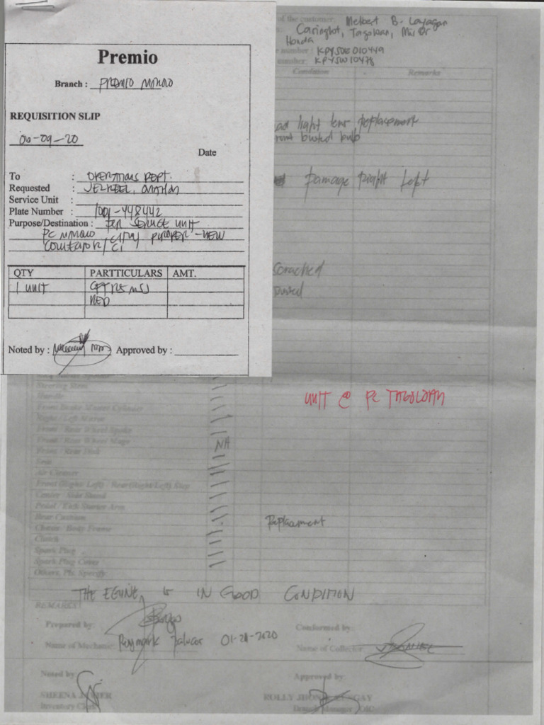 1service Unit Request Pcmanolo067 | PDF