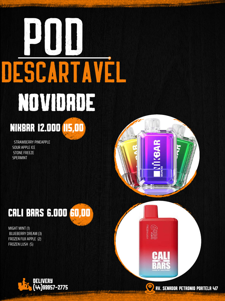 Tabela de Pod Descartavel Atualizada 2912 | PDF | Berry | Strawberry, image size:768x1024