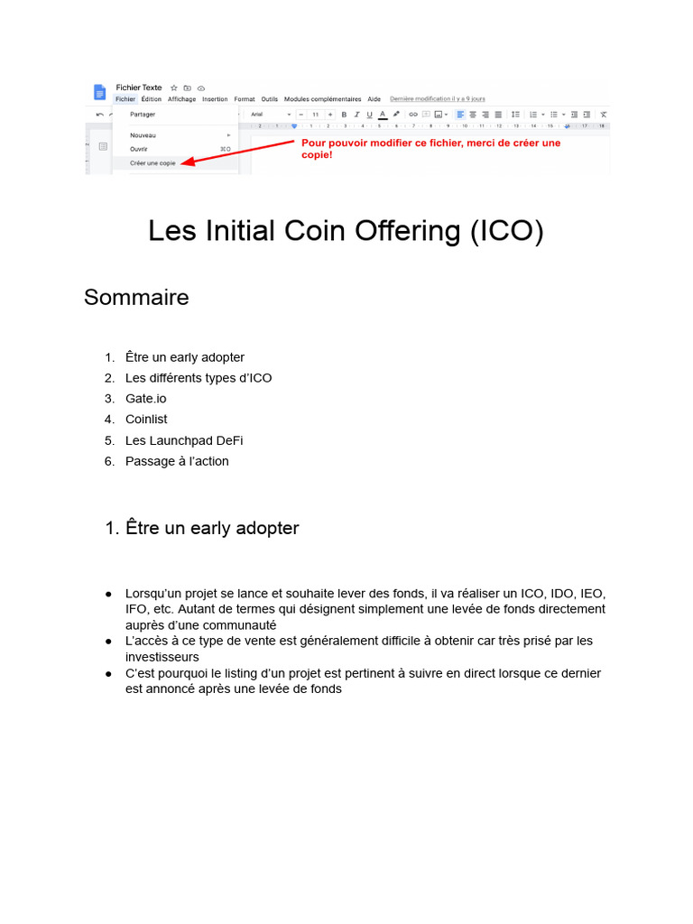 Guide des ICO et plateformes de financement | PDF