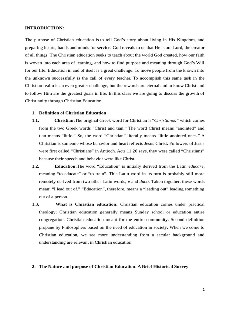 Christian Education | PDF | Sola Fide | Calvinism