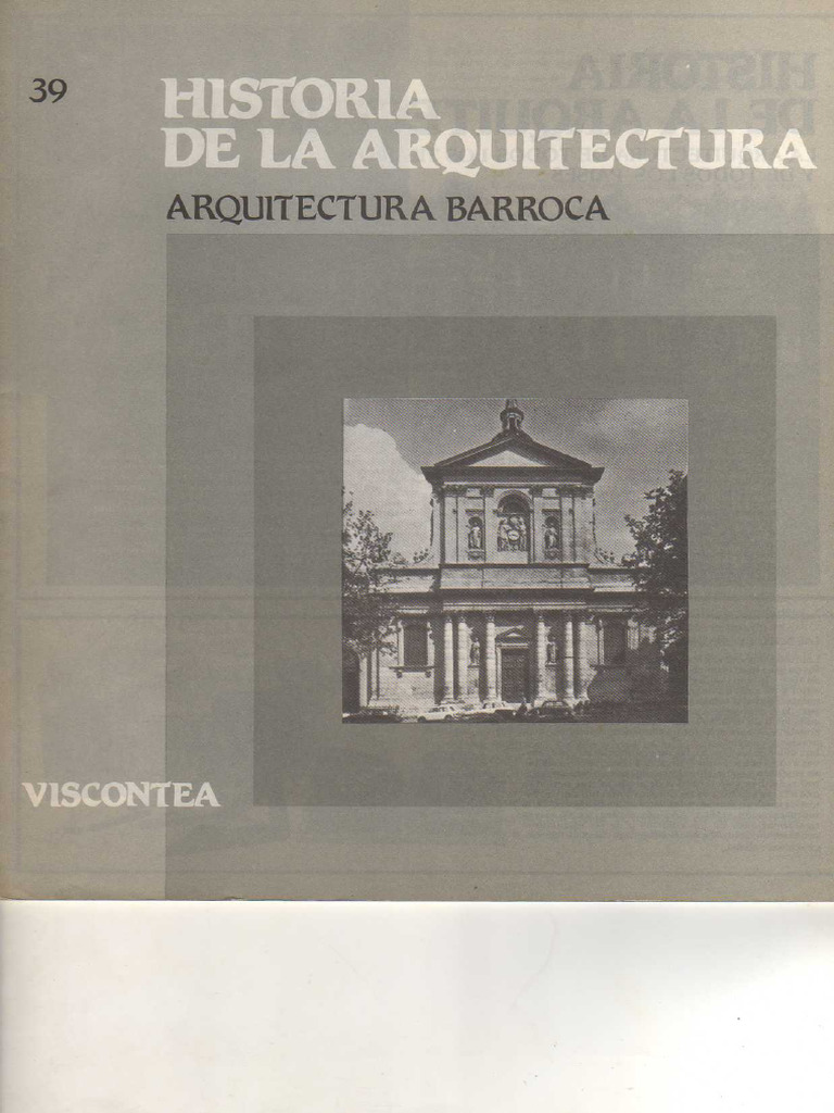NORBERG-SCHULZ, CHRISTIAN - Arquitectura Barroca n39 | PDF