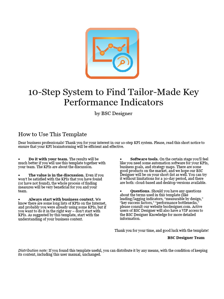 10-Step KPI Development Guide | PDF | Performance Indicator | Human ...