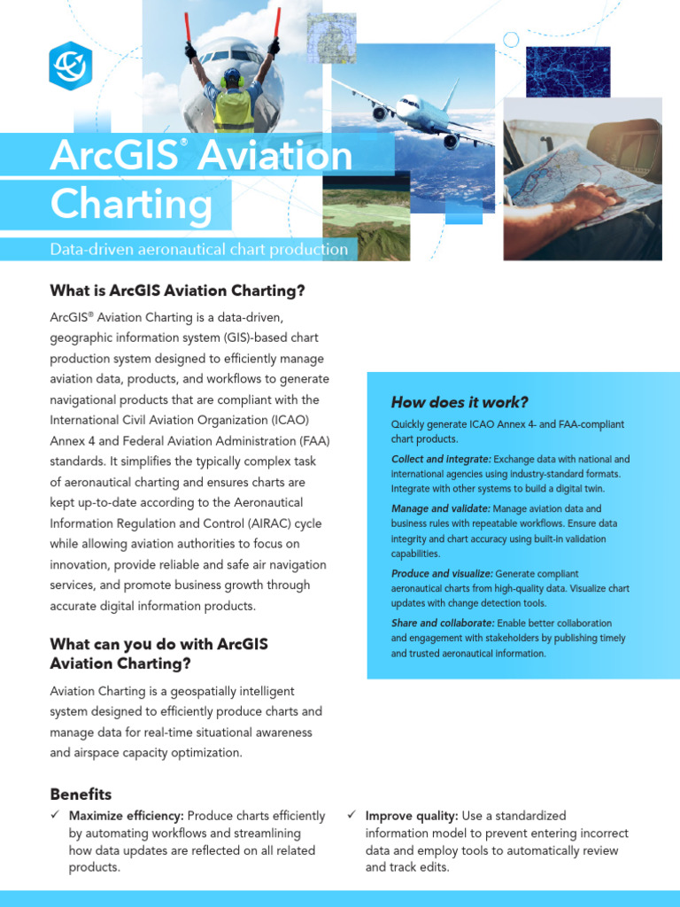 Esri Aviation-Charting-Slick-Sheet | PDF | Esri | Arc Gis