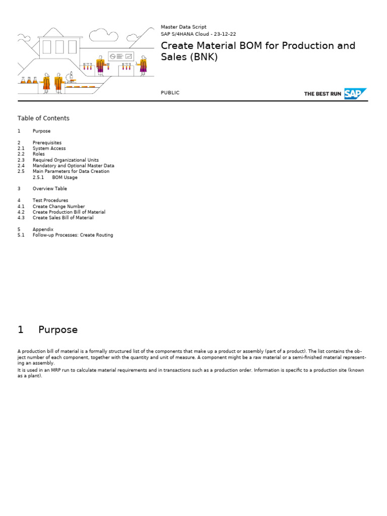 Create Material BOM in SAP S/4HANA | PDF | Software Engineering | Computing