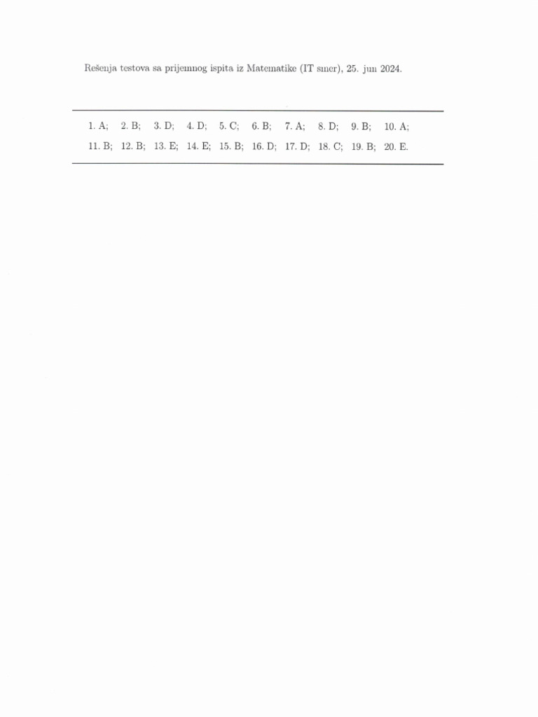 Resenja ITM | PDF
