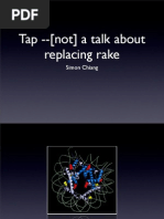 Download Tap --Not a Talk About Replacing Rake by thinkerbot SN7841001 doc pdf