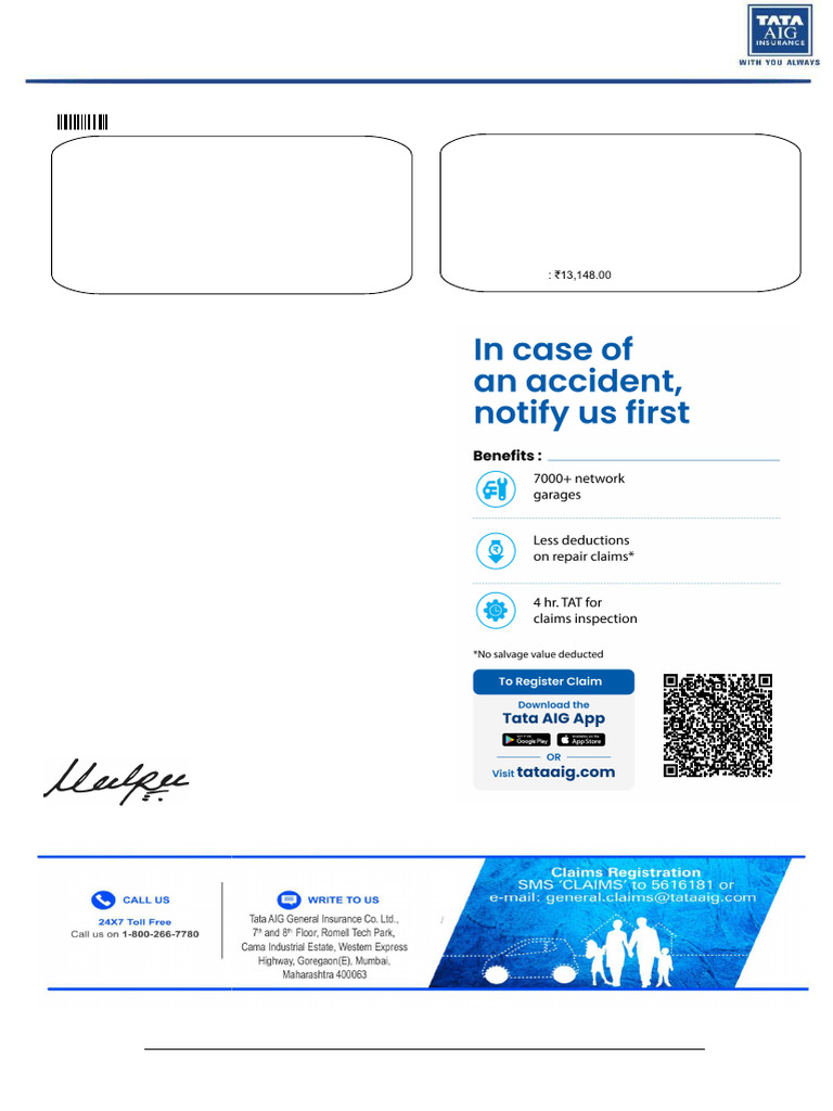 PLNB1BRESAOD 202310300095734 Customer | PDF | Insurance | Deductible