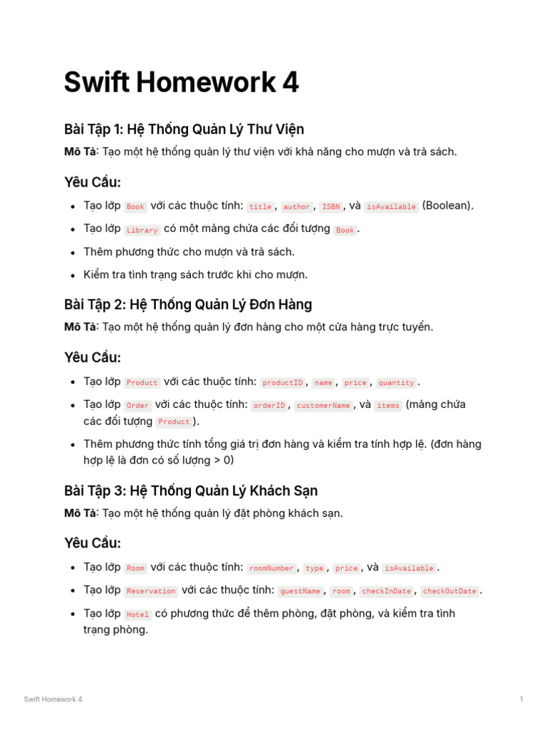 Swif HW4 | PDF