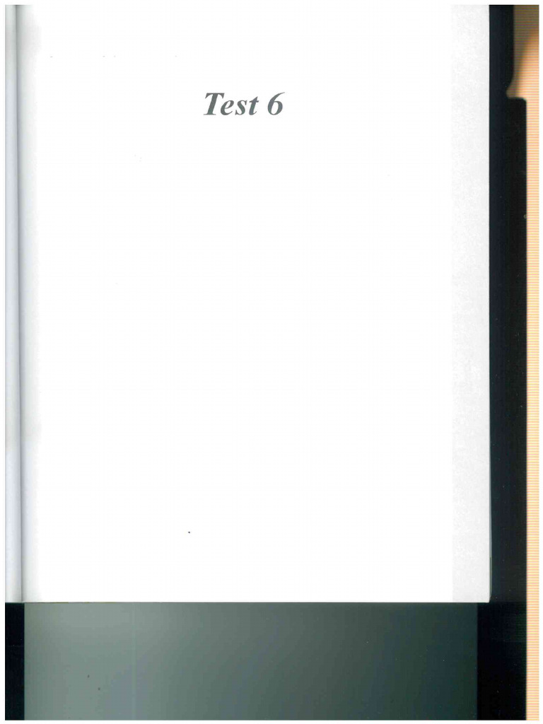 Book 2 Test 6 B2 Cambridge | PDF