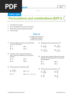 Unit 3 Mathematical Methods SAC Practice | PDF | Function (Mathematics ...