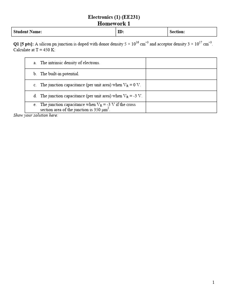 Homework 1 | PDF