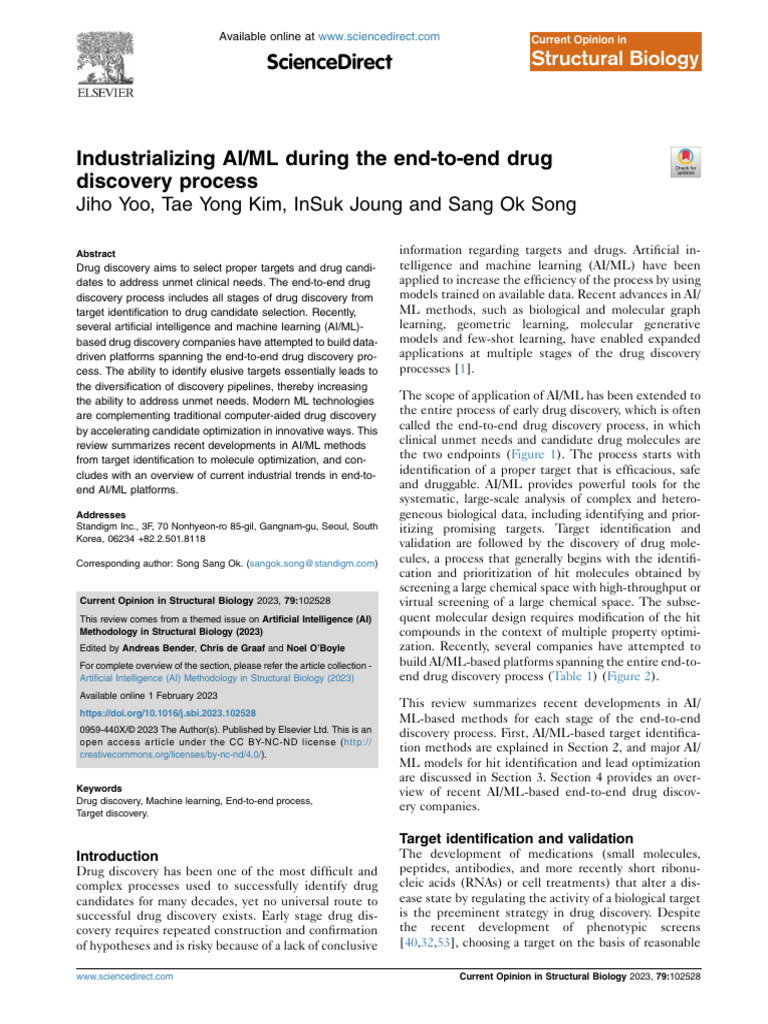 1 s2.0 S0959440X23000027 Main | PDF | Machine Learning | Artificial ...
