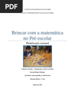 Planificação - Formas Geométricas pré-escolar