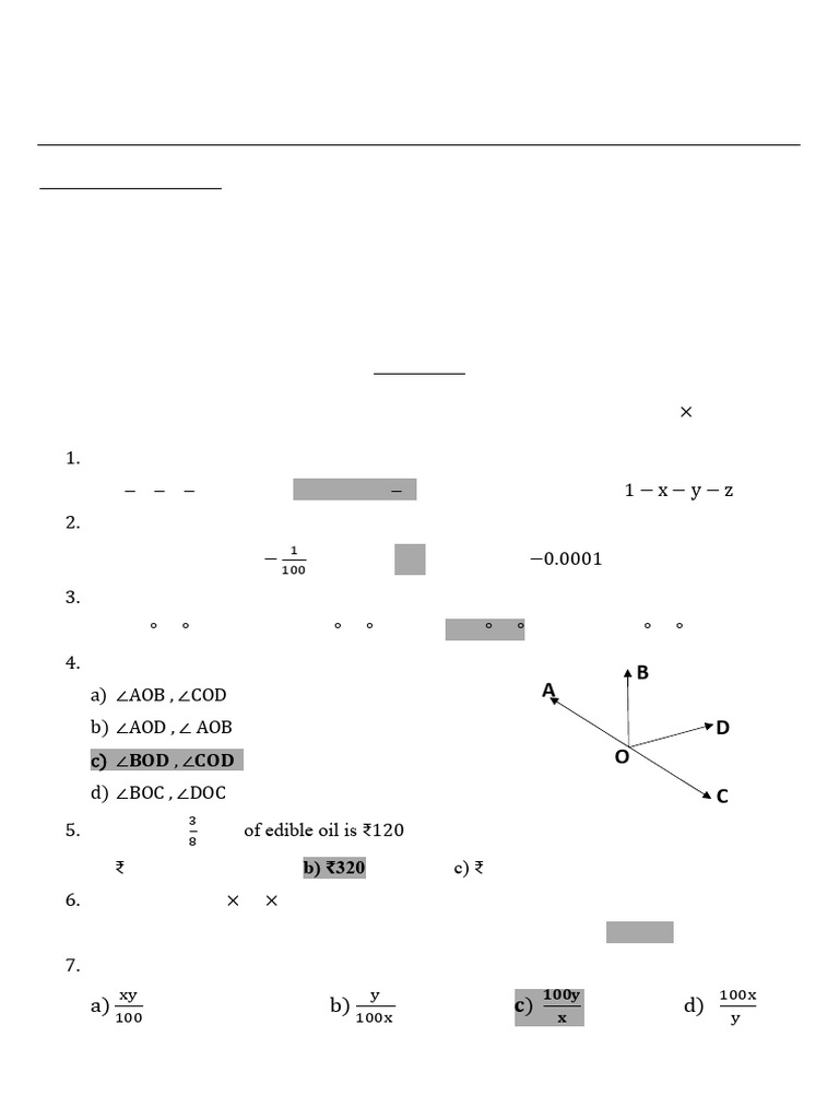 Half Yearly Math Exam 2024-2025 | PDF | Mathematics