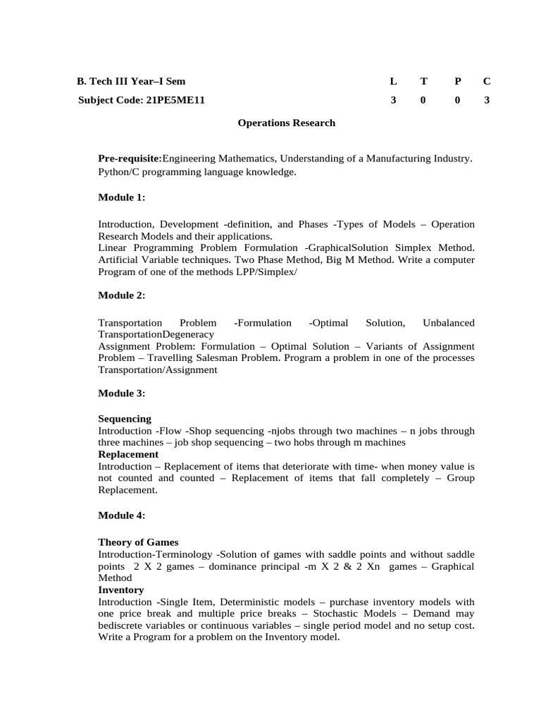B.Tech III Year Engineering Courses | PDF | Composite Material | Machining