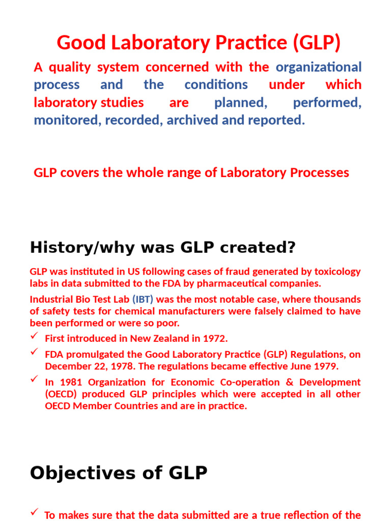 1a - GLP | PDF