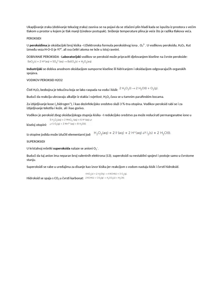 PEROKSIDI | PDF