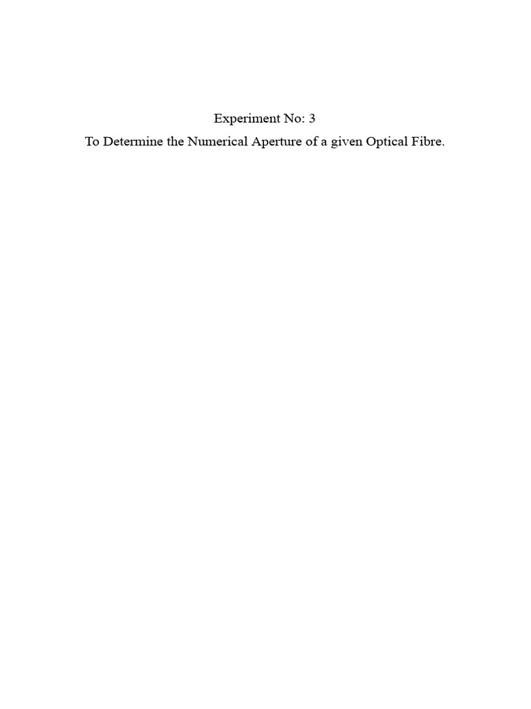 Expt 3 numerical aperture docx 1 pdf